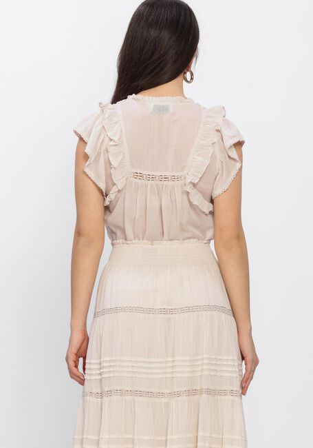 Beige NEO NOIR Tops & T-shirts JAYLA S VOILE TOP - large