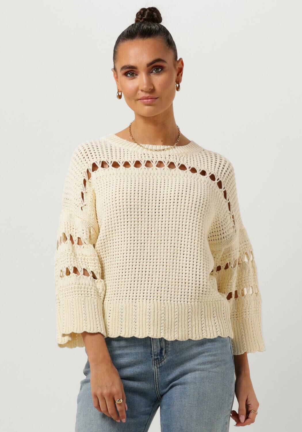 CIRCLE OF TRUST Dames Truien & Vesten Rosalie Knit Beige