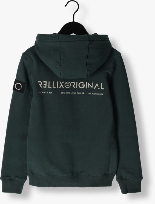 Groene RELLIX Trui HOODED RELLIX BACKPRINT - large
