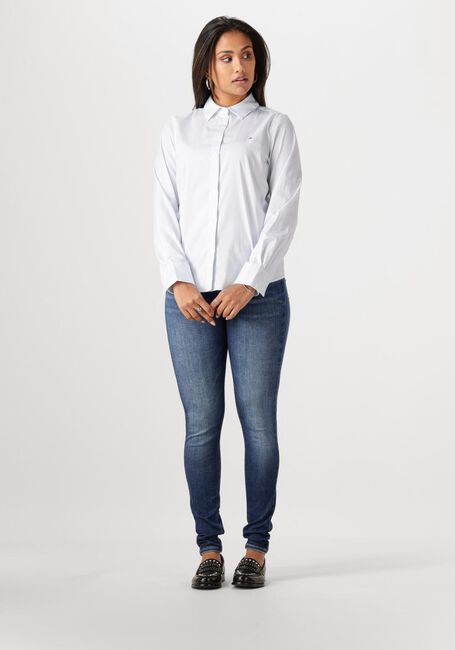 Blauwe TOMMY HILFIGER Blouses ESS POPLIN REGULAR SHIRT - large