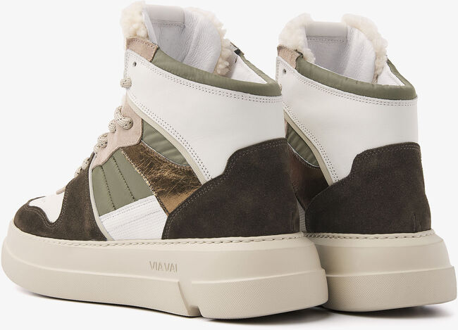 Groene VIA VAI Hoge sneaker BLUE MATT - large