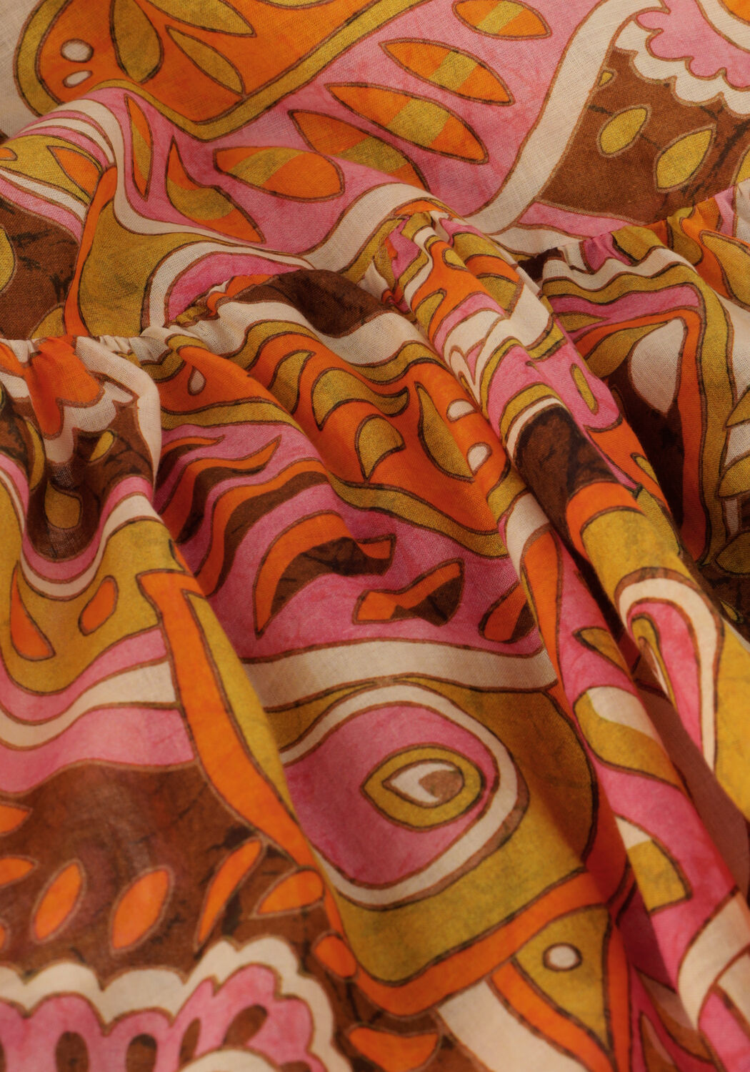 Oranje DEVOTION Maxi jurk MARTSELO - large