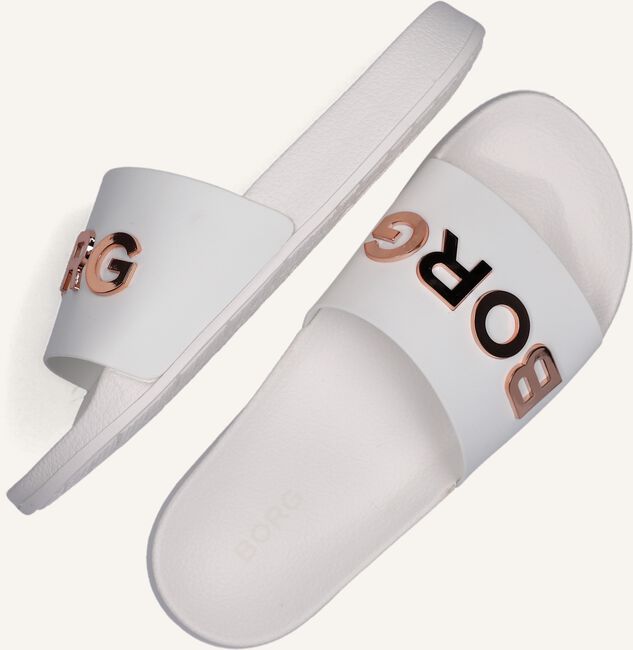 Witte BJORN BORG Badslippers KNOX MLD M Witte BJORN BORG Badslippers KNOX MLD M - large