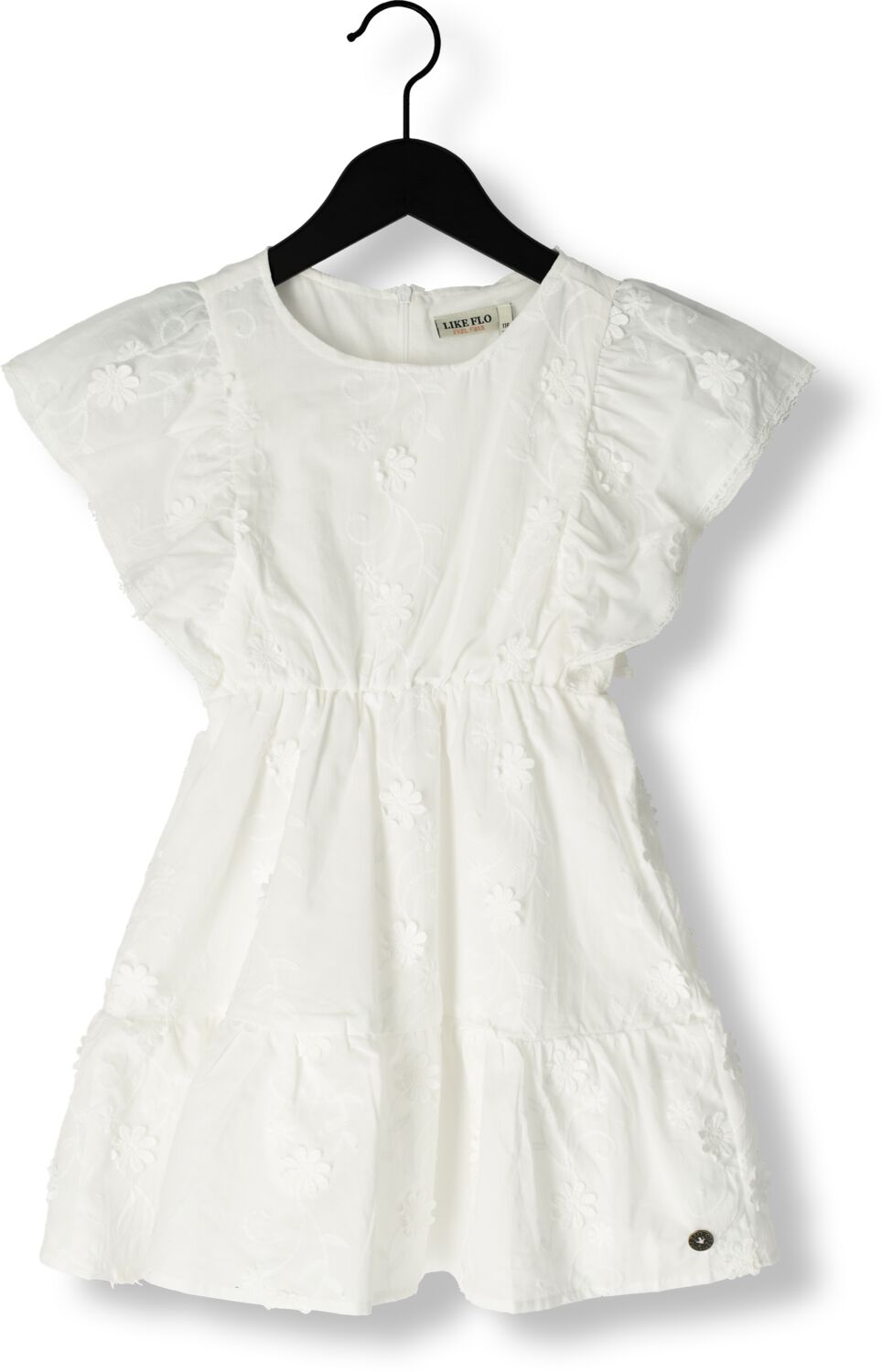 LIKE FLO Meisjes Jurken Madelief Dress Wit