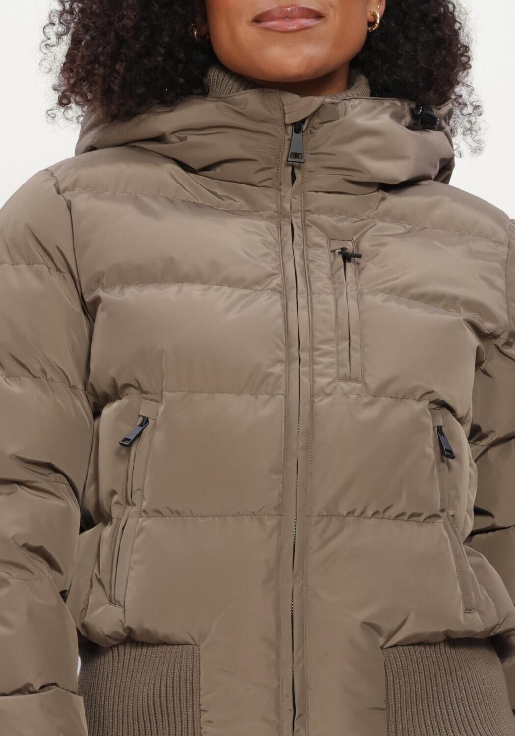 Taupe AIRFORCE Gewatteerde jas TATE BOMBER - large