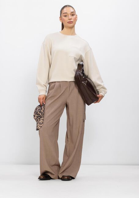 Beige MSCH COPENHAGEN Sweater MSCHILLIANA IMA Q SWEATSHIRT - large