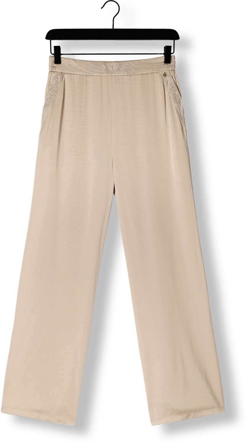 NUKUS Dames Broeken Josephine Pants Silky Bruin