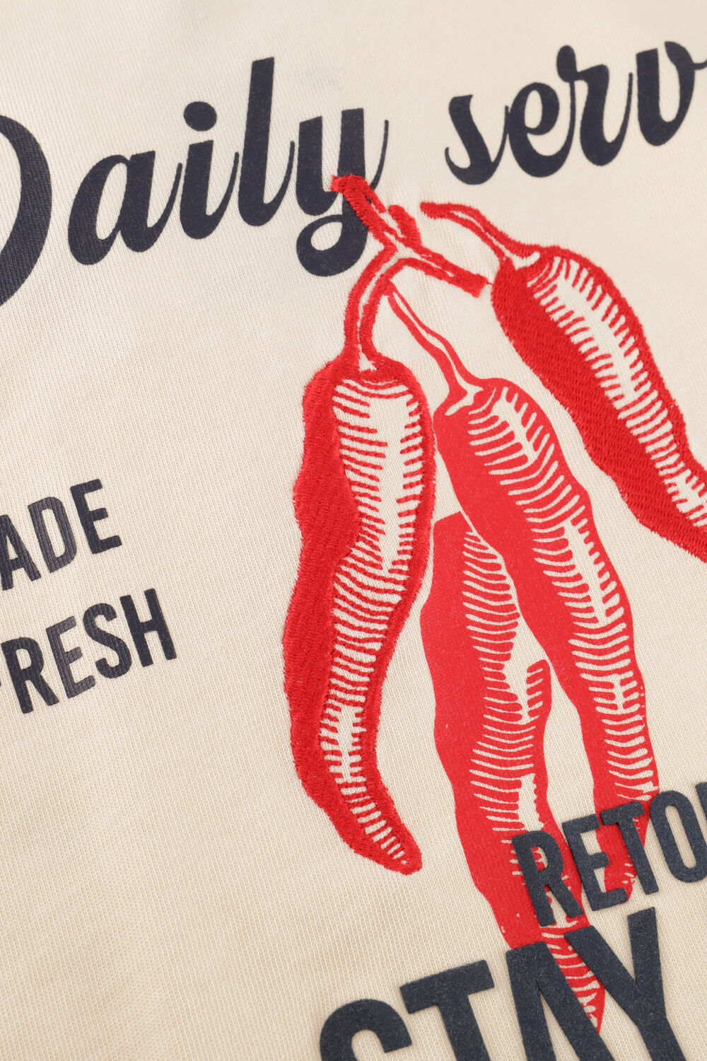 Creme RETOUR T-shirt BRUNO - large