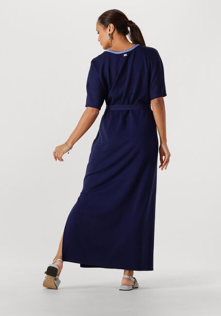 Blauwe POM AMSTERDAM Jurken DRESS MACY NIGHT BLUE - large