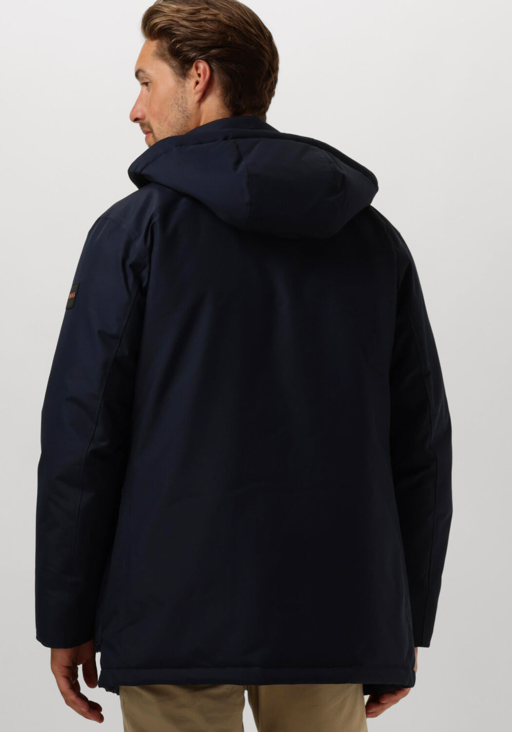 BOSS ORANGE Heren Jassen Osiass Donkerblauw