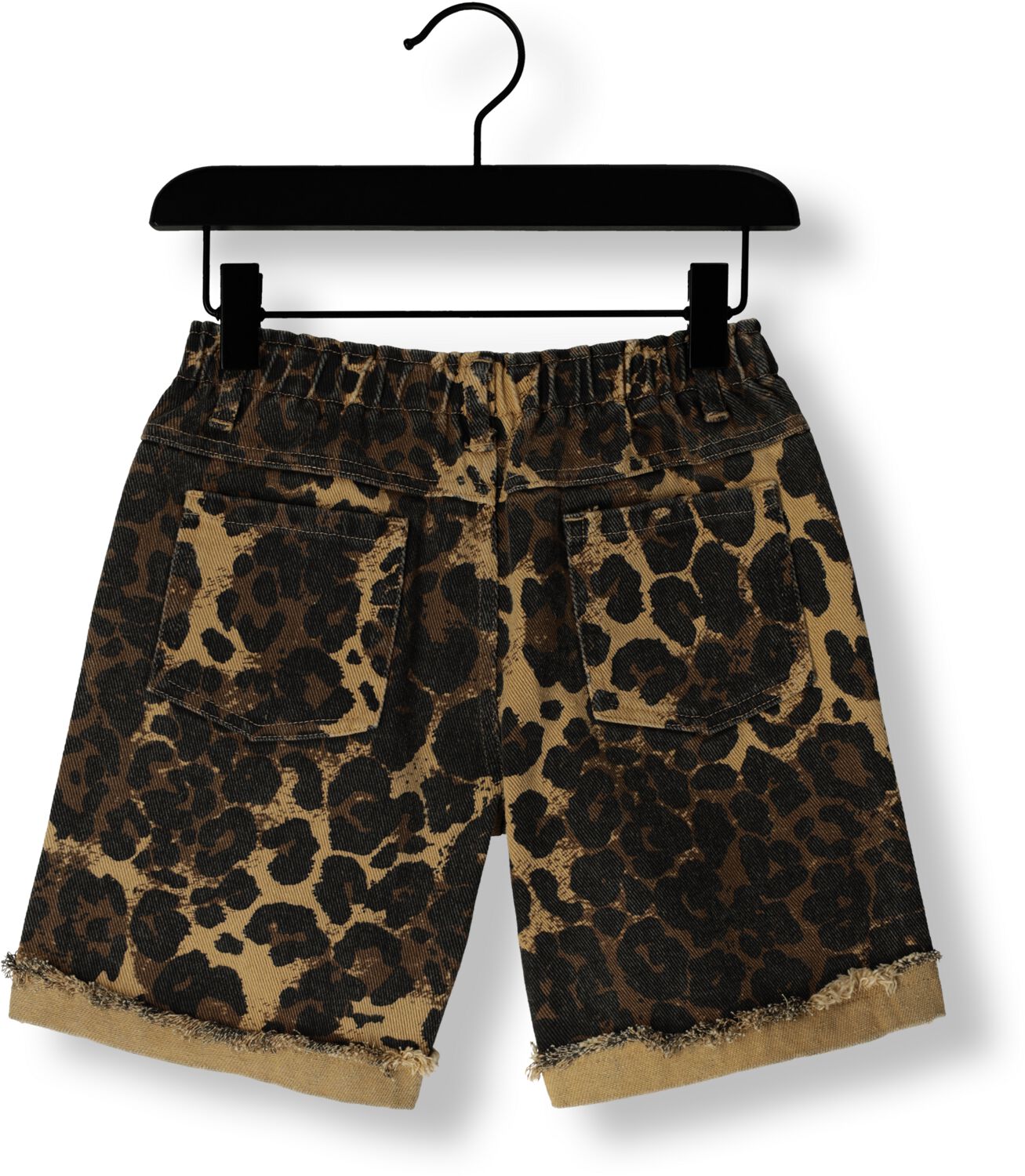 CALL ME FRANKIE Meisjes Jeans Leopard Shorts Bruin