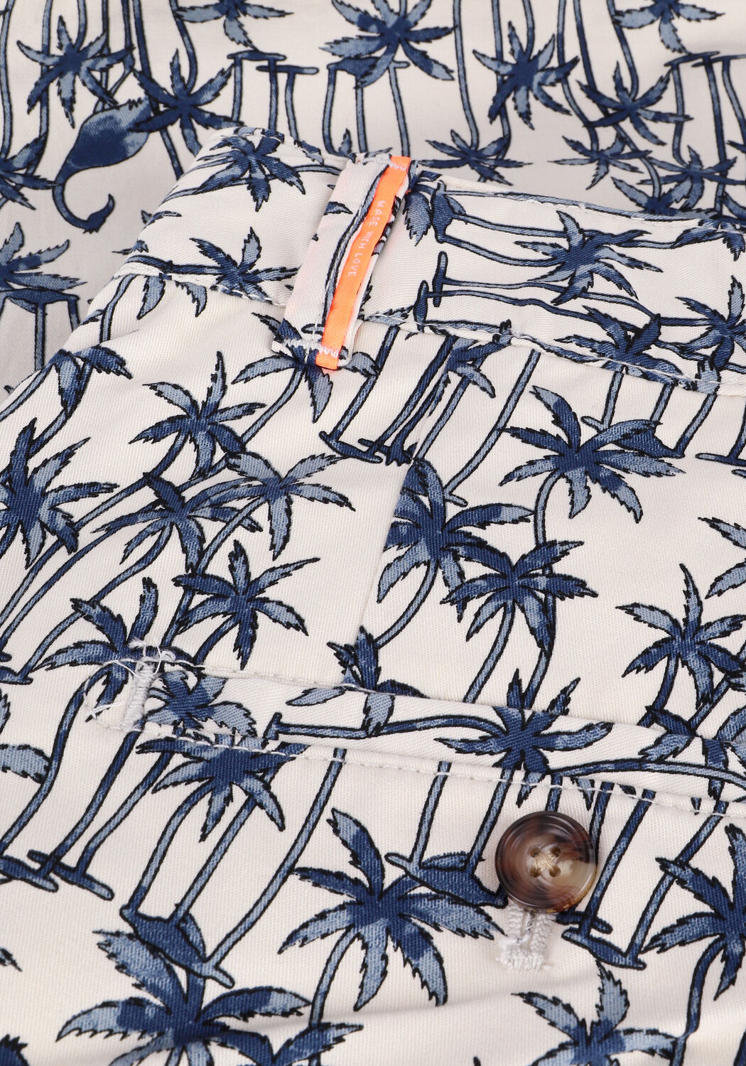 Beige SCOTCH & SODA Korte broek STUART PRINTED PIMA COTTON SHORT - large