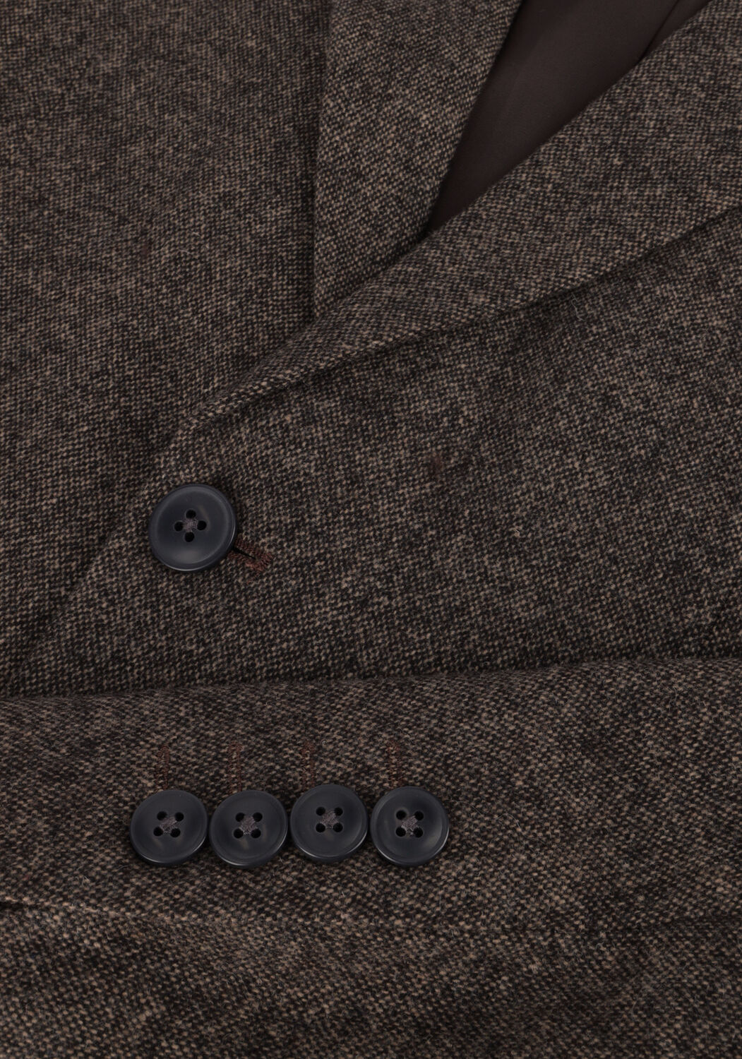 Bruine SELECTED MEN Colberts SLHSLIM-REED WOOL BLZ - large