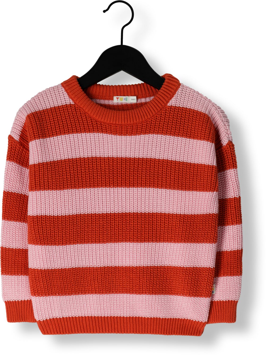 YUKI KIDSWEAR Meisjes Truien & Vesten Stripes Sweater Rood