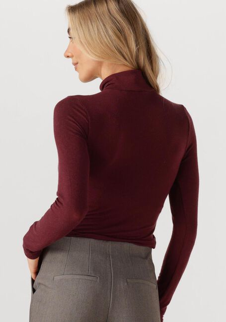 Bordeaux Y.A.S. Trui YASWOOLA LS HIGH NECK TOP - large