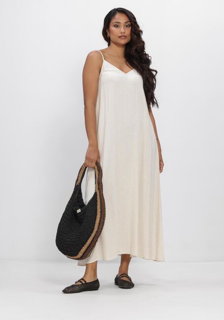 Beige OBJECT Jurken OBJSANNE LO STRAP DRESS - large