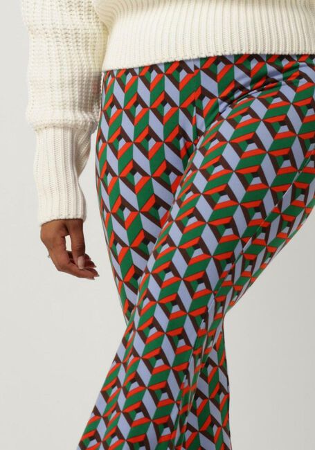 Multi COLOURFUL REBEL Flared broek GRAPHIC PEACHED EXTRA FLARE PANTS - large