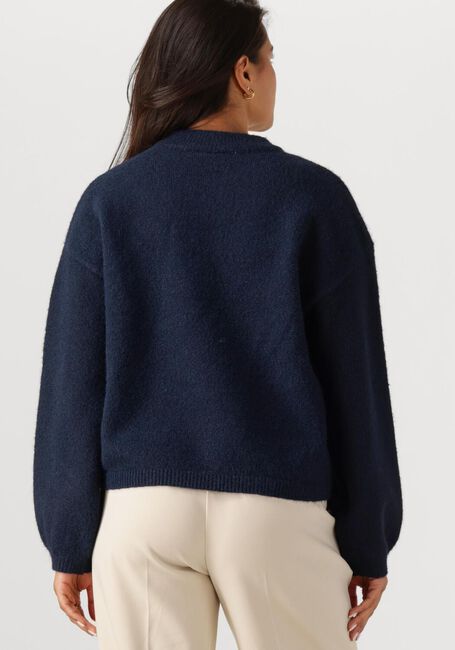 Donkerblauwe ANOTHER LABEL Trui DYLOU KNITTED PULL L/S - large