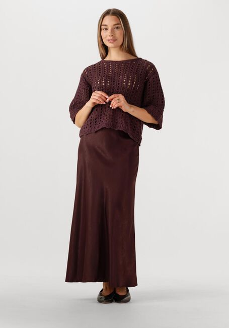 Bordeaux MSCH COPENHAGEN Midirok MSCHNICOLETTE ULLAS SKIRT - large