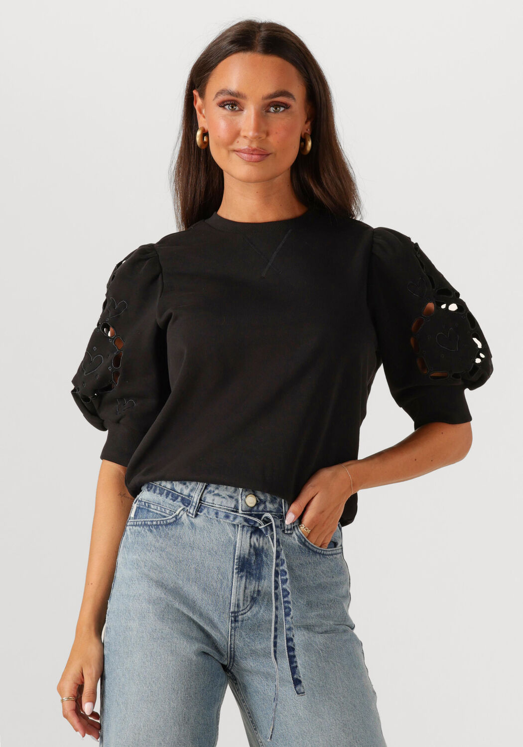 FABIENNE CHAPOT Dames Truien & Vesten Henriette Sweater Zwart