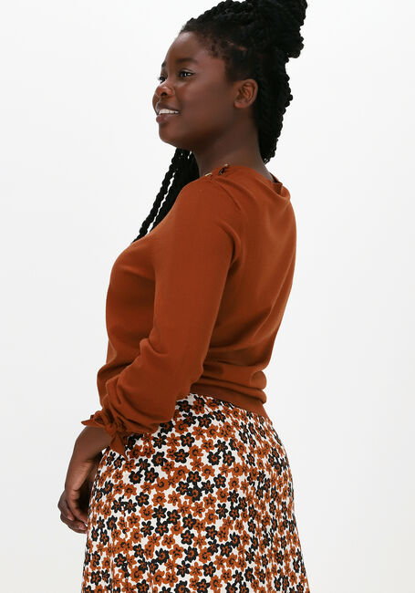 Cognac FABIENNE CHAPOT Trui MOLLY BOW PULLOVER - large