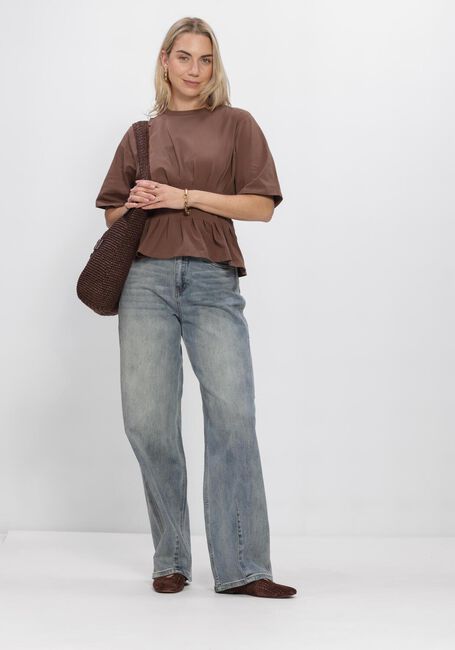 Bruine GESTUZ Top GZINEZ TEE - large