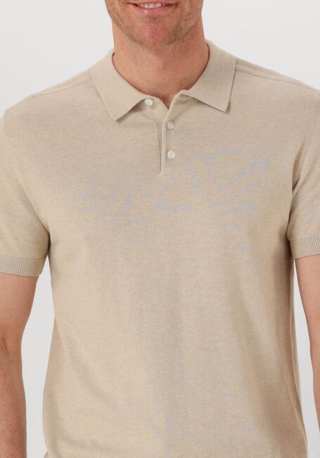 Beige SELECTED HOMME Polo SLHBERG SS KNIT POLO NOOS - large