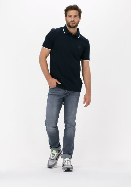 Blauwe BOSS ORANGE Polo PASSERTIP - large