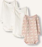 Witte PETIT BATEAU Rompers 3 BODIES US ML Witte PETIT BATEAU Rompers 3 BODIES US ML - medium