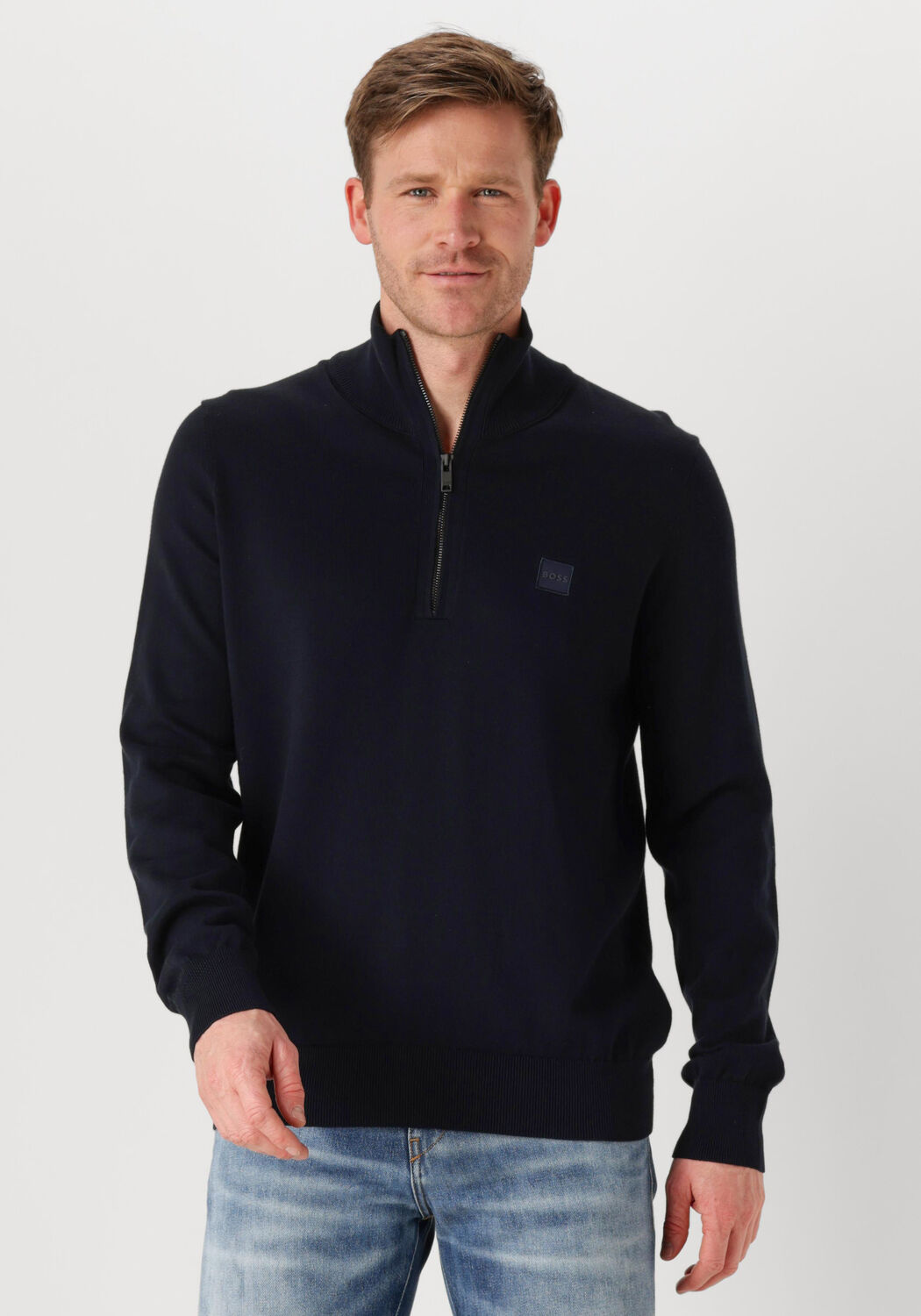 BOSS ORANGE Heren Truien & Vesten Kanobix_s Donkerblauw