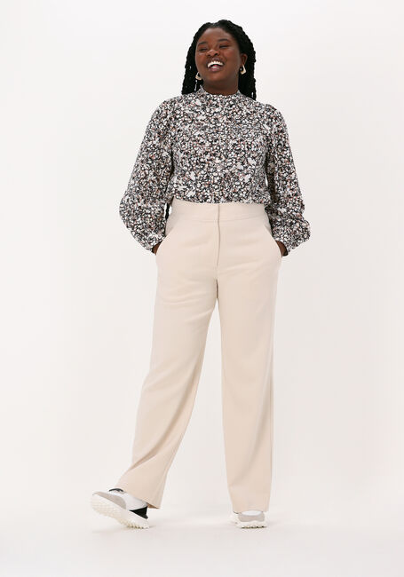 Beige SECOND FEMALE Pantalon EVIEN TROUSERS - large