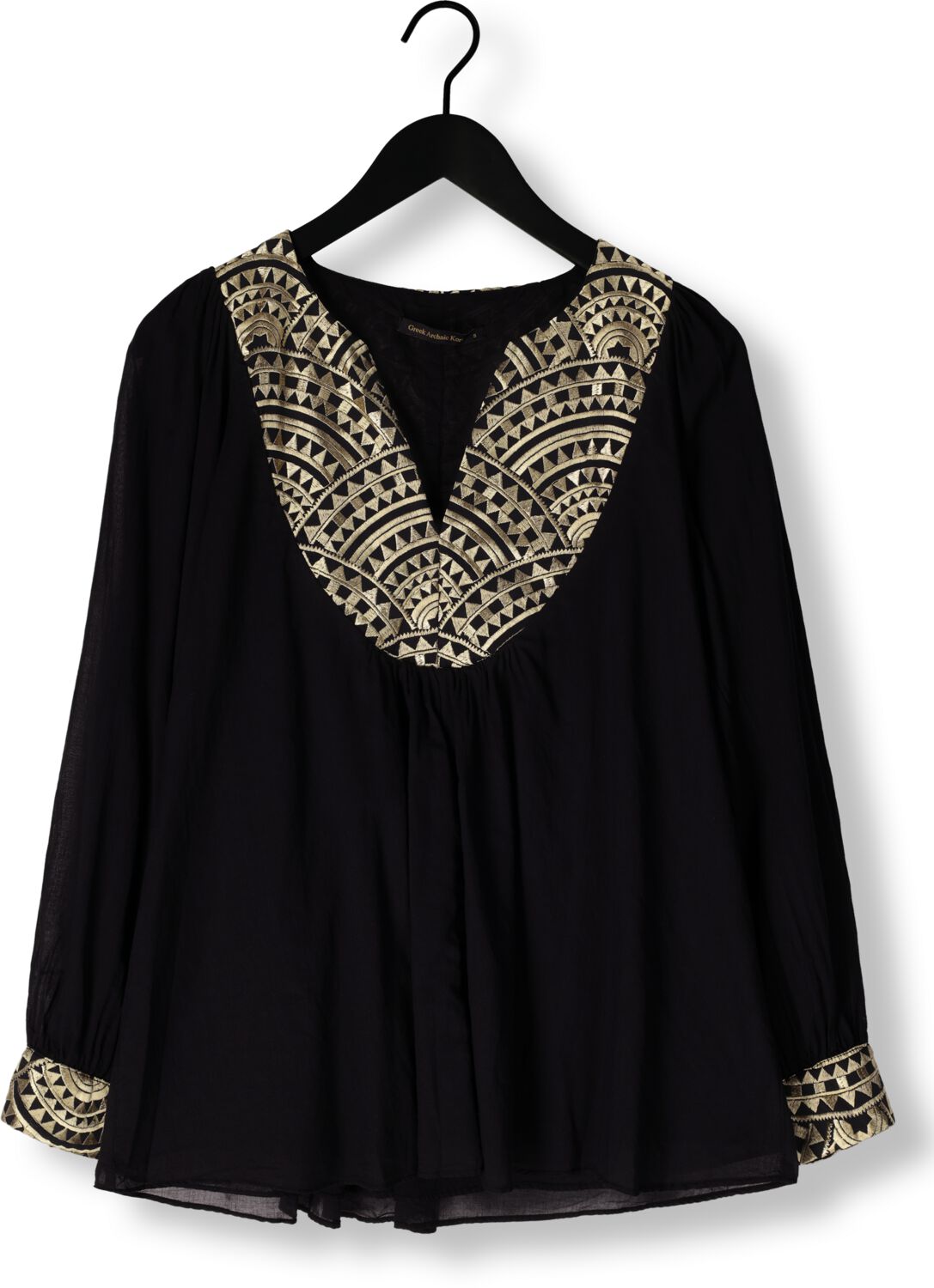 GREEK ARCHAIC KORI Dames Blouses 340552 Zwart