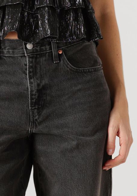 Donkergrijze LEVI'S Wide jeans XL STRAIGHT INFLUENTIAL LADY - large