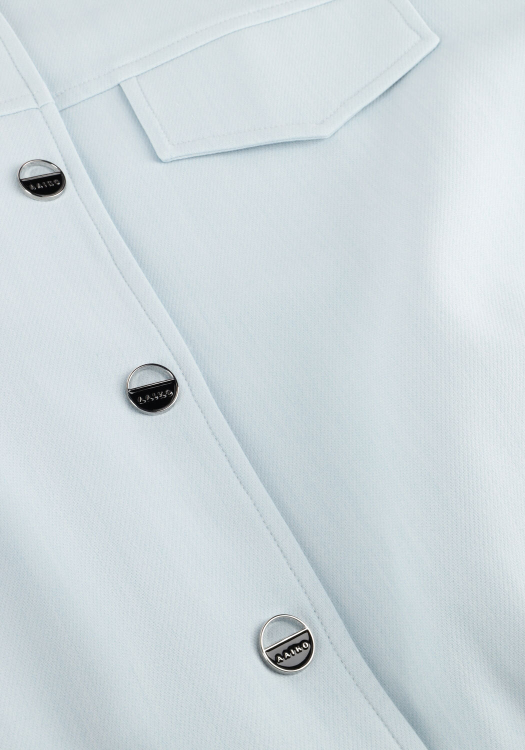 Lichtblauwe AAIKO Gilet OLIVIA R PES 345 - large