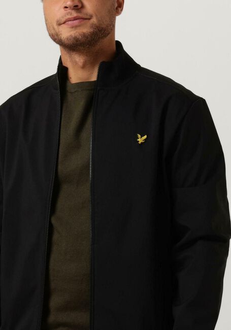 Zwarte LYLE & SCOTT Jack ZIP THROUGH FUNNEL NECK SOFT S - large