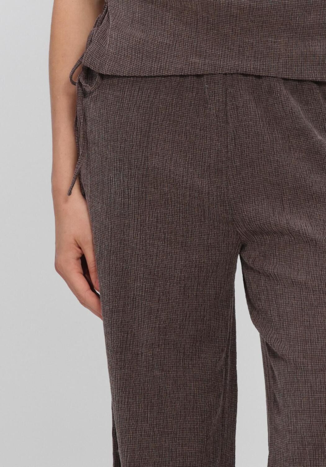Bruine Y.A.S. Broeken YASIBELA HW PANTS - large