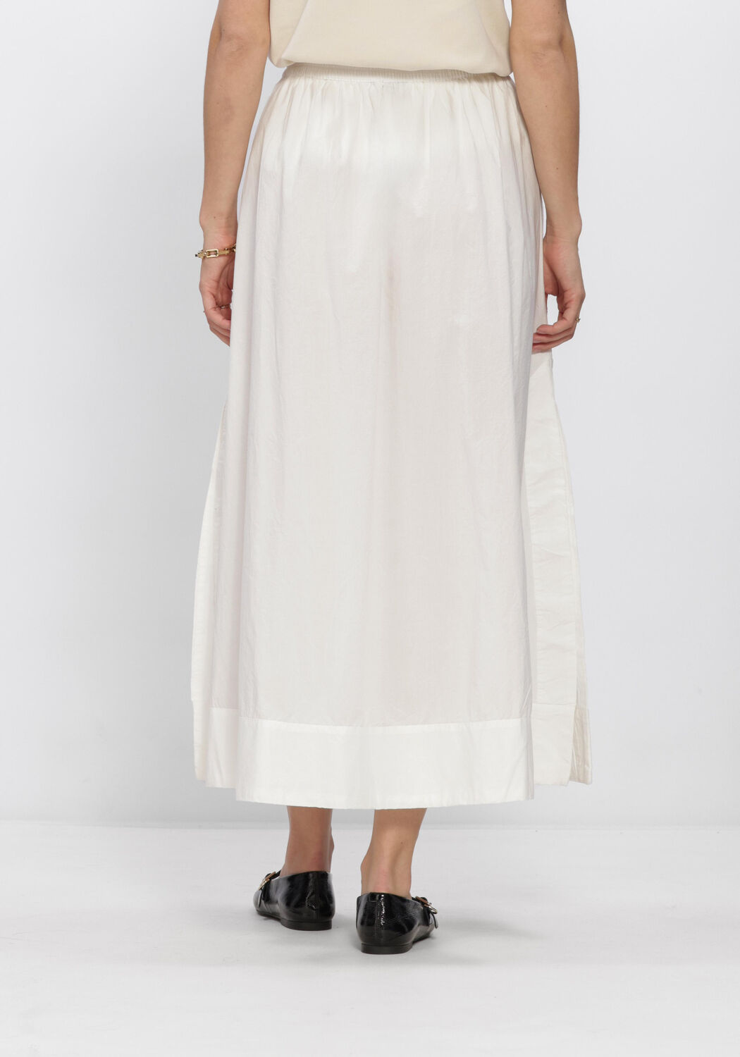 Witte ROUGE EDIT Rokken ROULINNE HW ANKLE SKIRT - large