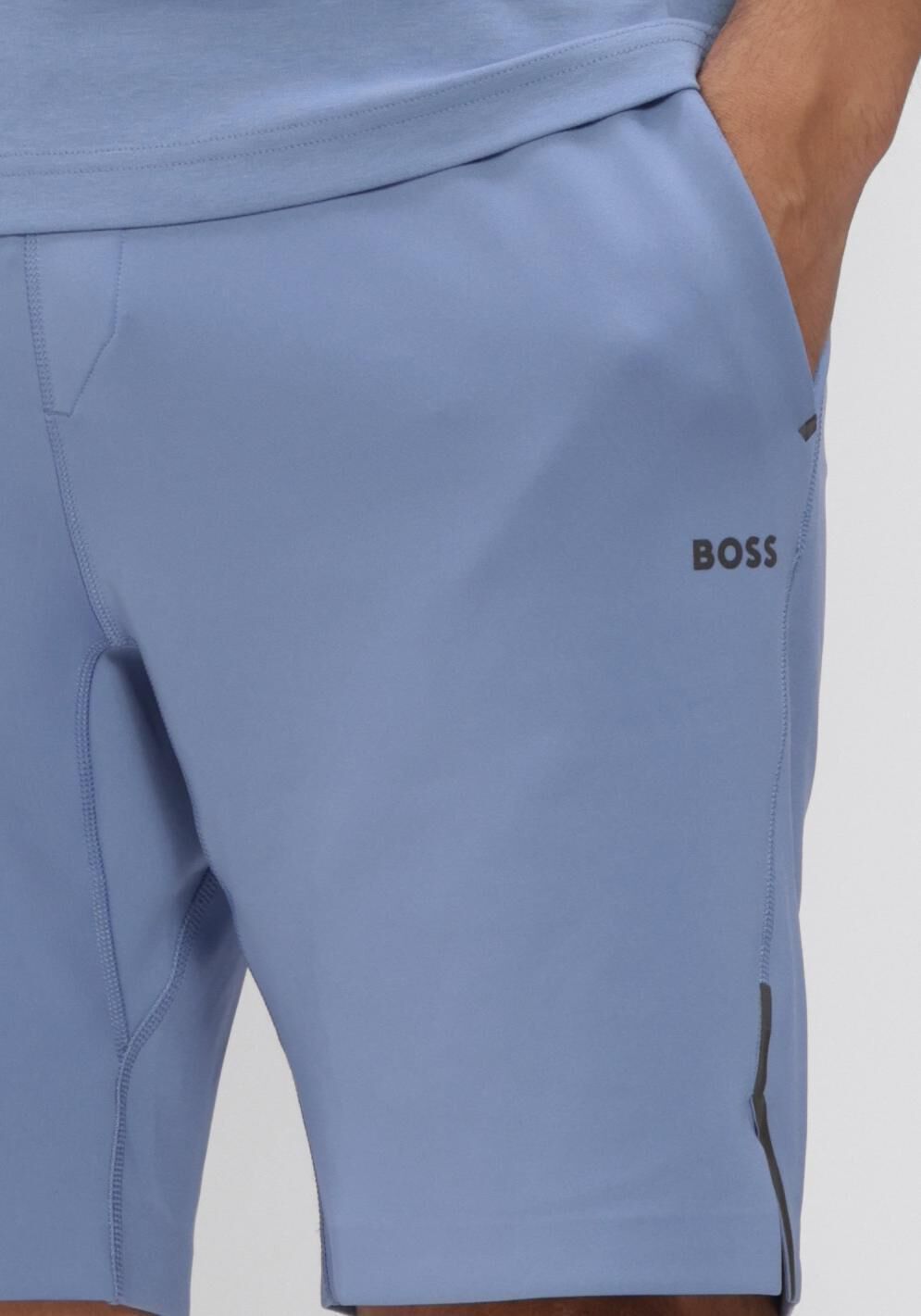 Blauwe BOSS GREEN Korte broek HECON ACTIVE - large