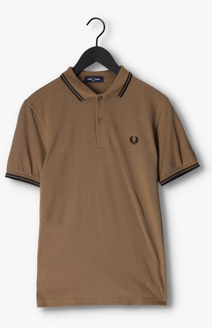 Camel FRED PERRY Polo TWIN TIPPED FRED PERRY SHIRT - large