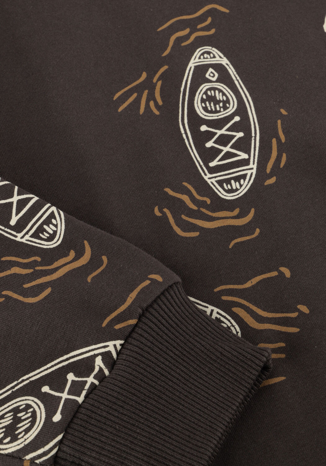 Donkergrijze YOUR WISHES Trui CANOE RELAXED SWEATER - large