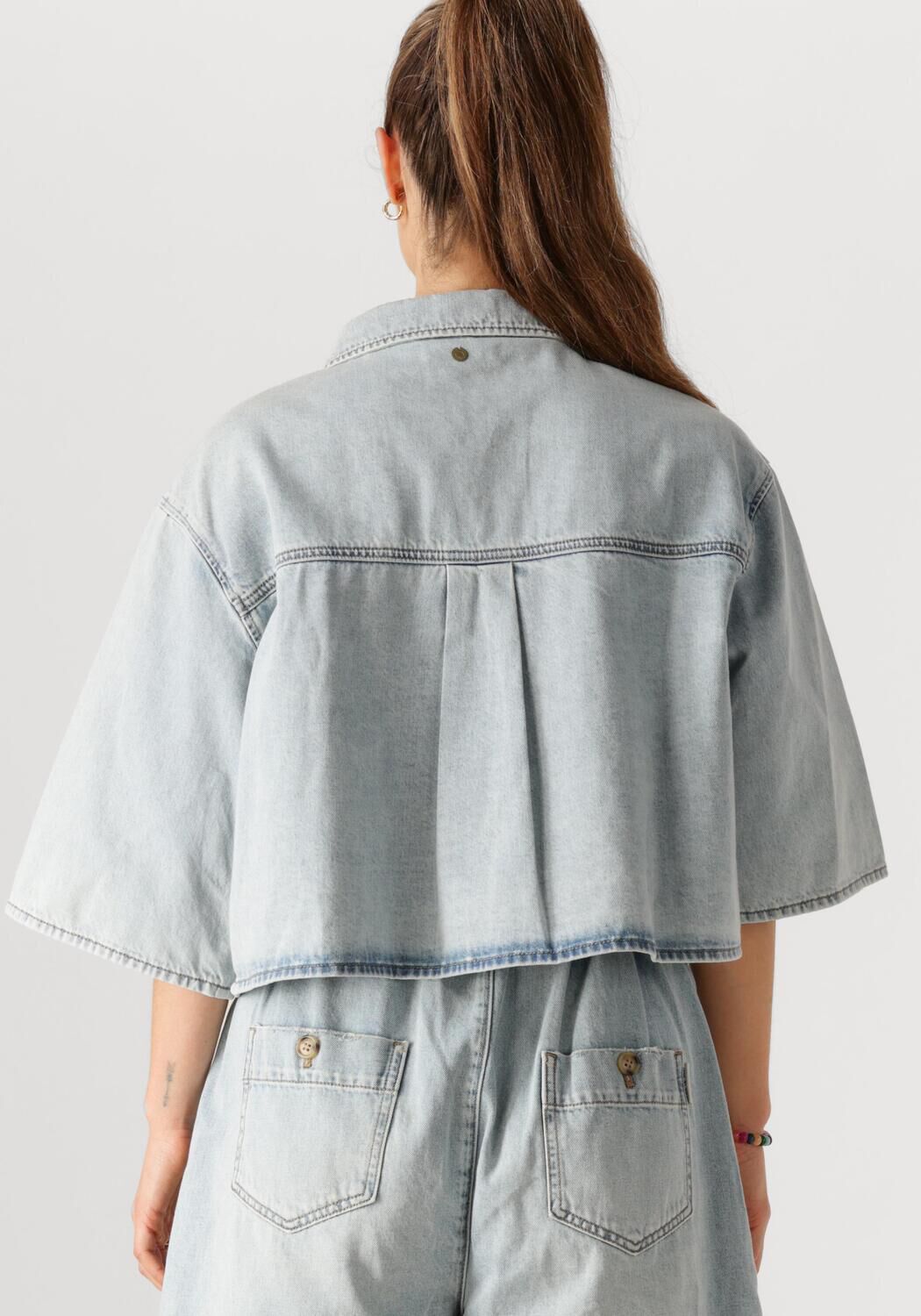CIRCLE OF TRUST Dames Blouses Mae Denim Blouse Lichtblauw