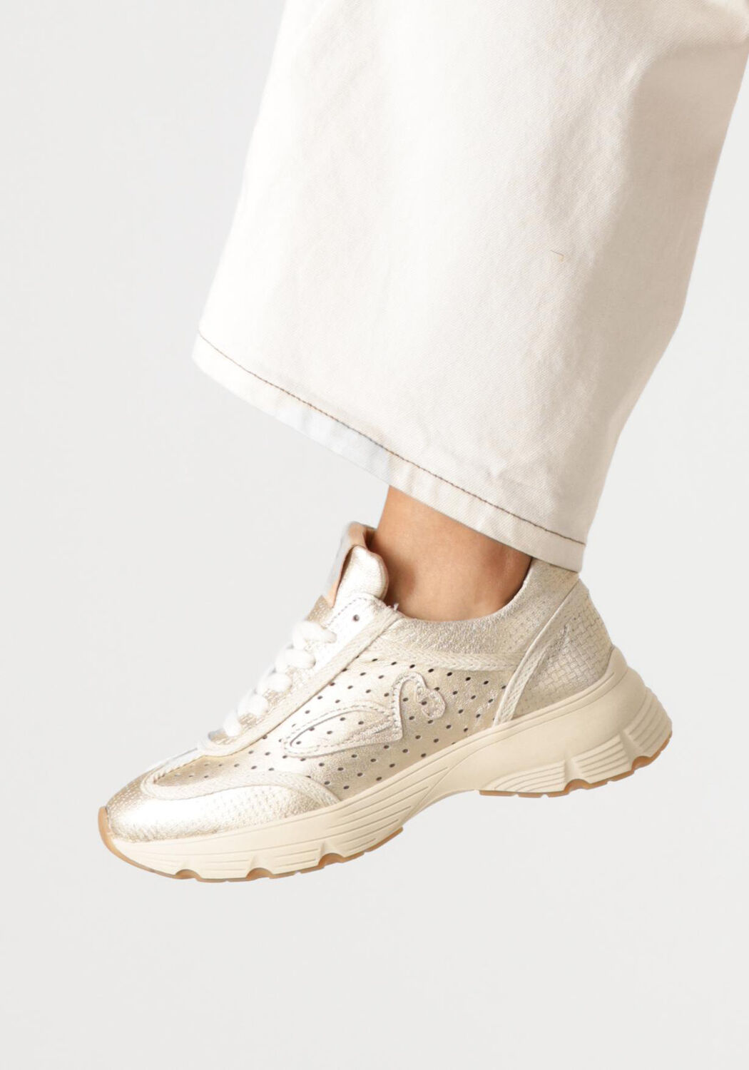 Gouden FRED DE LA BRETONIERE Lage sneakers MARIOLA RAFFI - large