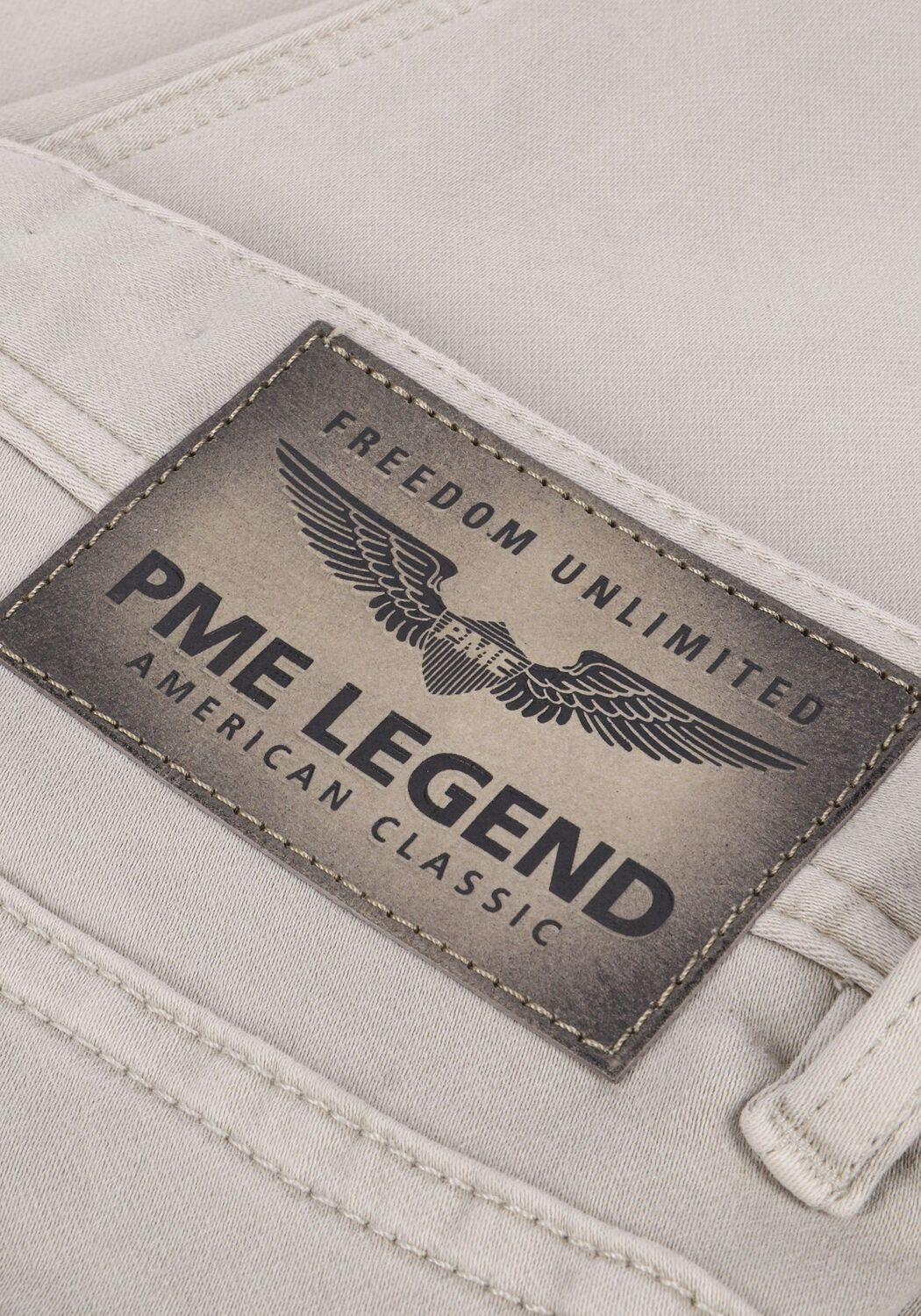 Beige PME LEGEND Slim fit jeans TAILWHEEL COLORED SWEAT - large