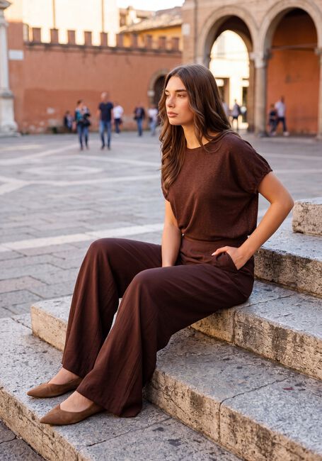 Bruine MINUS Broeken MSSERIA PANTS - large