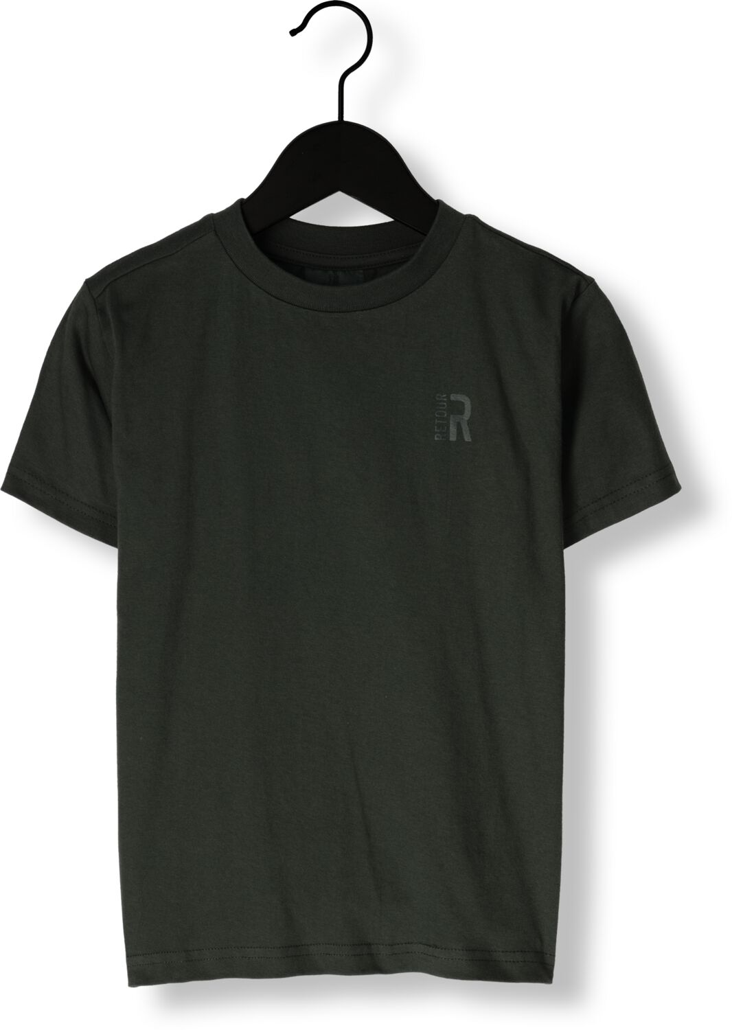 RETOUR Jongens Polo's & T-shirts Seth Donkergroen