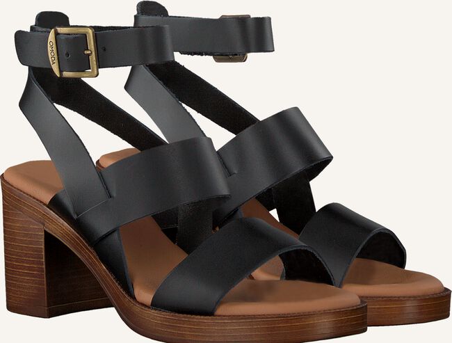 Zwarte OMODA Platte sandalen 4539 Zwarte OMODA Platte sandalen 4539 - large