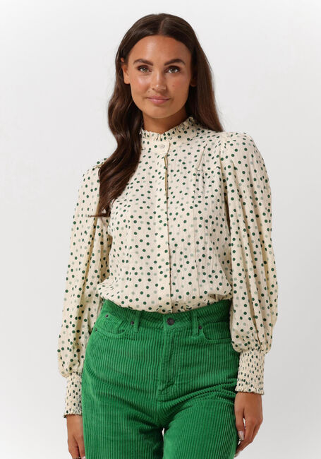 Ecru CO'COUTURE Blouses DOT SHIRT - large