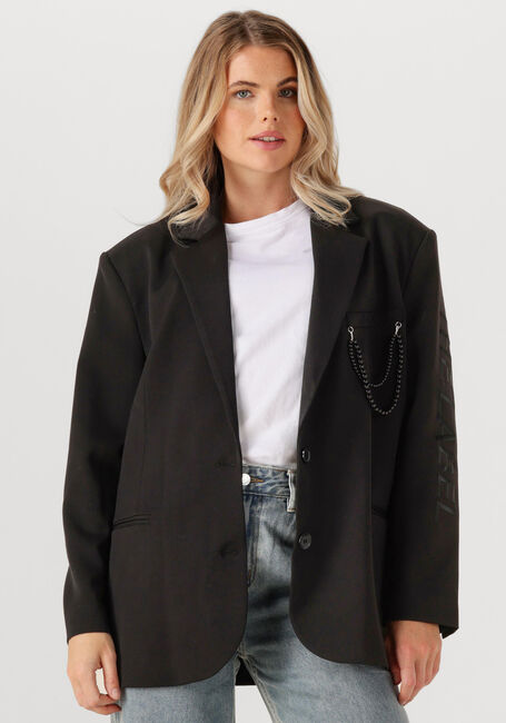 ALIX THE LABEL LADIES WOVEN GRANDAD BLAZER - large