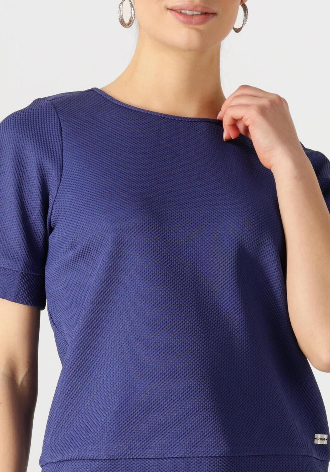 POM AMSTERDAM Dames Tops & T-shirts Senna Blauw