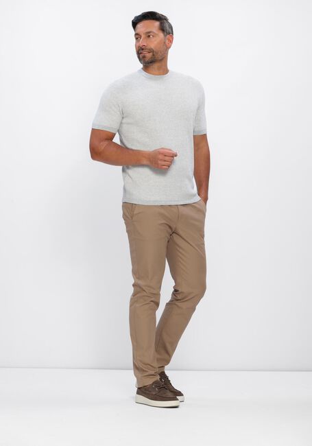 Beige GENTILUOMO T-shirt ROUND NECK SS - large